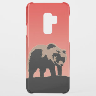 Grizzly Beer op zonsondergang - Originele Wildlife Uncommon Samsung Galaxy S9 Plus Hoesje