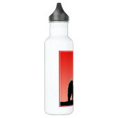 Grizzly Beer op zonsondergang - Originele Wildlife Waterfles (Links)