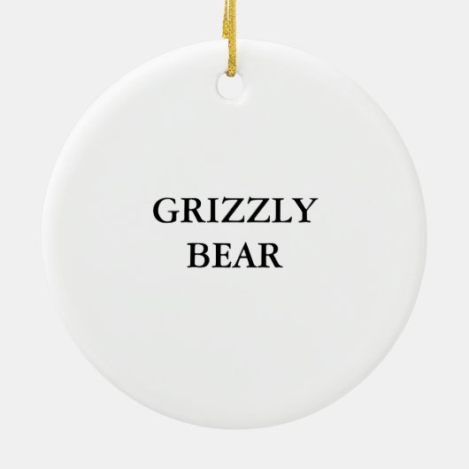 Grizzly Beer Ornament (Achterkant)