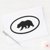 Grizzly Beer Ovale Sticker (Envelop)