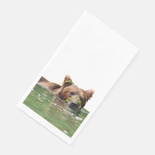 grizzly beer papieren gasthanddoeken servet (Hoek)