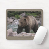 Grizzly Beer - Pastels Muismat (Met muis)