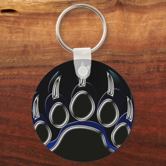 Grizzly Beer Paw Sleutelhanger (Voorkant)