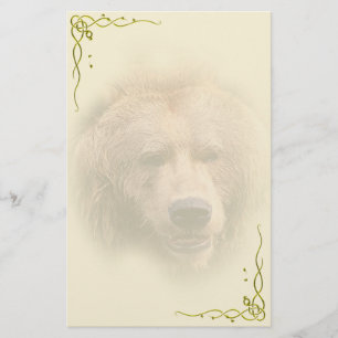 Grizzly Beer Personal Stationery Briefpapier
