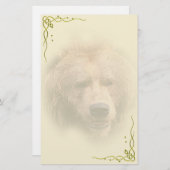 Grizzly Beer Personal Stationery Briefpapier (Voorkant / Achterkant)