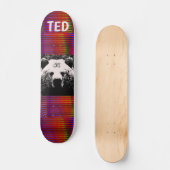 GRIZZLY BEER PERSONALIZED CUSTOM SKATEBOARDS (Voorkant)