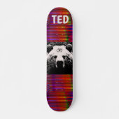 GRIZZLY BEER PERSONALIZED CUSTOM SKATEBOARDS (Voorkant)