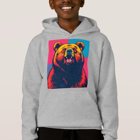 Grizzly Beer Pop Art (Voorkant)