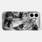 Grizzly beer portret Case-Mate iPhone case (Achterkant (horizontaal))