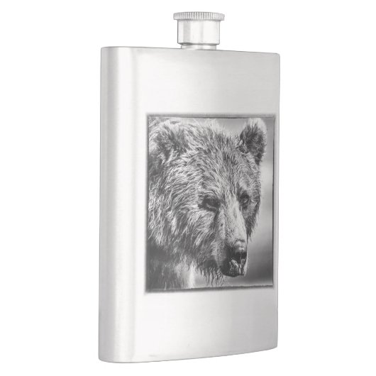 Grizzly beer portret flacon (Rechts)