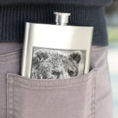 Grizzly beer portret flacon (Voorbeeld)