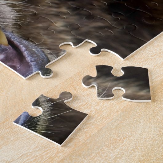 Grizzly Beer Portret, Jigzaag Puzzle Legpuzzel (Zijkant)