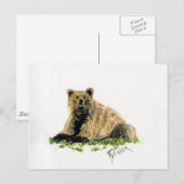 Grizzly Beer Post Card Briefkaart (Voorkant / Achterkant)