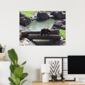 Grizzly Beer Poster (Thuiskantoor)