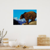 Grizzly Beer Poster (Keuken)