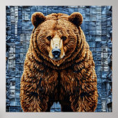 Grizzly beer poster (Voorkant)