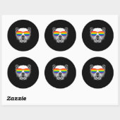 Grizzly Beer Pride Ronde Sticker (Vel)