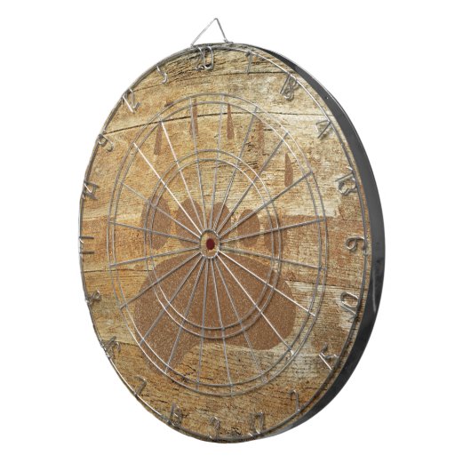 Grizzly Beer Print Dart Board Dartbord (Voorkant Rechts)