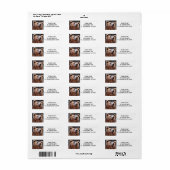 GRIZZLY BEER Return Address Labels (Full Sheet)
