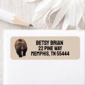 GRIZZLY BEER Return Address Labels (Insitu)