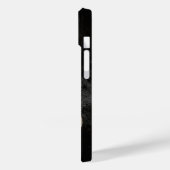 Grizzly Beer Roaring Black Grunge Case-Mate iPhone Case (Achterkant / Links)