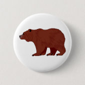 Grizzly Beer Ronde Button 5,7 Cm (Voorkant)