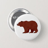 Grizzly Beer Ronde Button 5,7 Cm (Voorkant /achterkant)