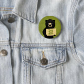 Grizzly Beer Ronde Button 5,7 Cm (In situ)