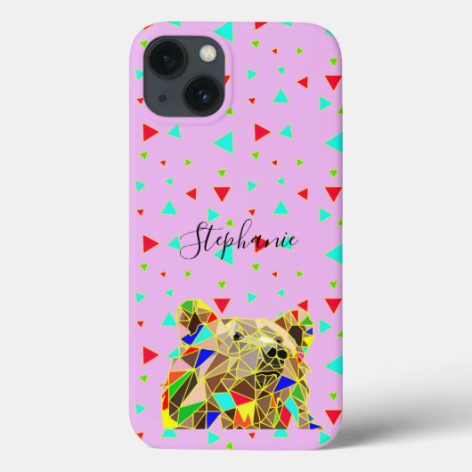 Grizzly Beer Roze Hoesje-Mate Samsung Galaxy Hoesj Case-Mate iPhone Case (Achterkant)