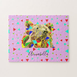 Grizzly Beer Roze Legpuzzel