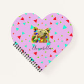 Grizzly Beer Roze Notitieboek (Voorkant)
