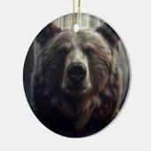 Grizzly Beer schilderij Keramisch Ornament (Links)