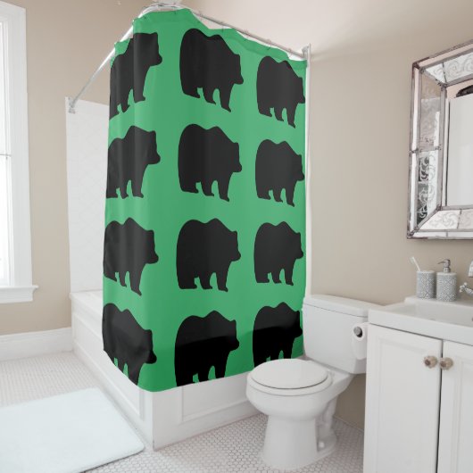 GRIZZLY BEER Shower Curtain Douchegordijn (In situ)