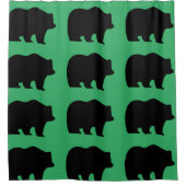 GRIZZLY BEER Shower Curtain Douchegordijn (Voorkant)