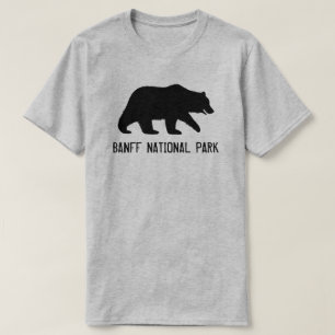 Grizzly Beer Silhouette Banff National Park T-shirt