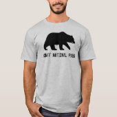Grizzly Beer Silhouette Banff National Park T-shirt (Voorkant)
