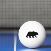 Grizzly Beer Silhouette Pingpongbal (Net)