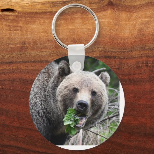 Grizzly beer sleutelhanger (Voorkant)