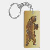 grizzly beer sleutelhanger (Voorkant Links)