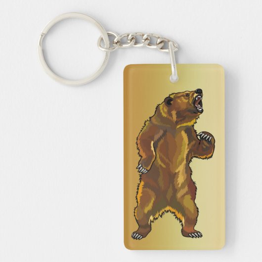 grizzly beer sleutelhanger (Voorkant)