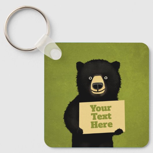 Grizzly Beer Sleutelhanger (Voorkant)