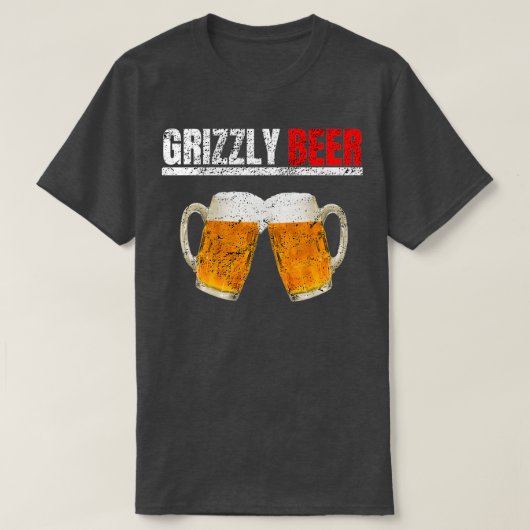 Grizzly Beer T-shirt (Design voorkant)