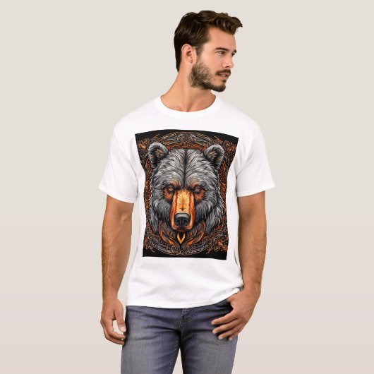 Grizzly Beer T-shirt (Voorkant volledig)