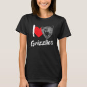 Grizzly Beer T-shirt voor vrouwen Mannen mam pap z (Voorkant)