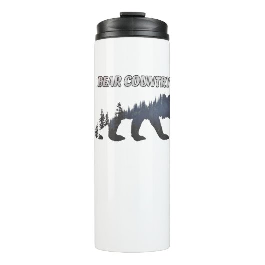 Grizzly Beer Thermal Tumbler Thermosbeker (Voorkant)