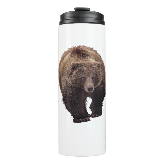 Grizzly Beer Thermal Tumbler Thermosbeker (Voorkant)