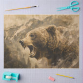 Grizzly beer tissuepapier (Craft)