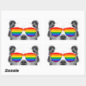 Grizzly Beer Trots Rechthoekige Sticker (Vel)