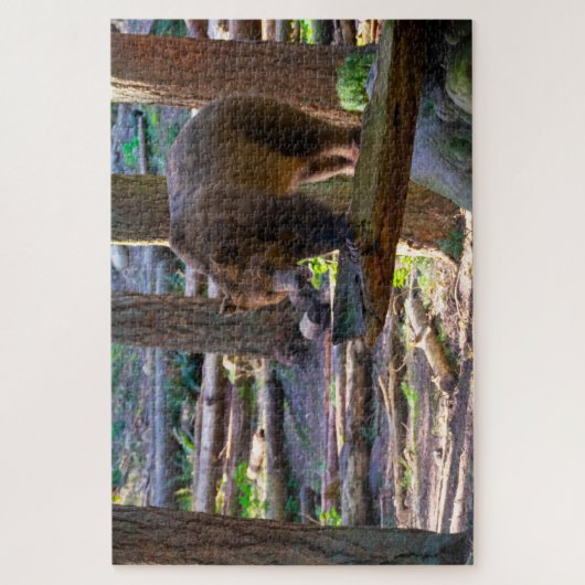 Grizzly Beer uitdagende wildgroei Legpuzzel (Verticaal)