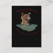 Grizzly Beer Visitekaartje (Achterkant)